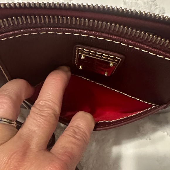 Dooney & Bourke Burgundy Crossbody Bag - Picture 6 of 6